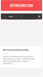 Mobile Screenshot of beforejobs.com